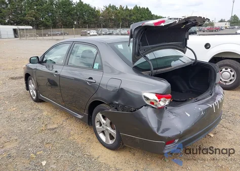 2013 Toyota Corolla S z USA, uszkodzony, nr VIN 2T1BU4EEXDC070531
